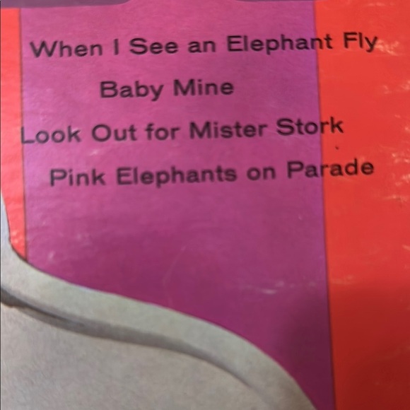 Walt Disney’s Dumbo – Original Motion Picture Soundtrack LP (1959) - Picture 13 of 13